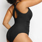 Smart Sculpt Plunge One-Piece Swimsuit with Tummy Control and Flattering Design