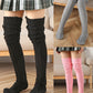 Warm Cable Knit Over-Knee Socks