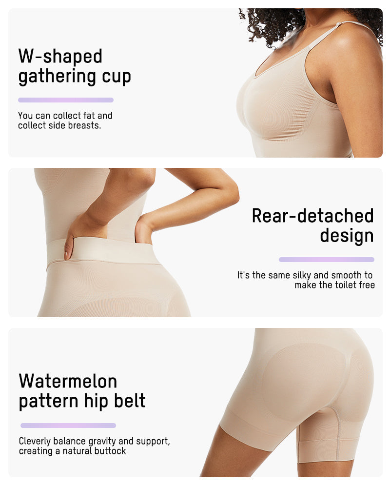 SheCurve All-in-One Sculpting Bodysuit: Firm Control, Easy-Off Design
