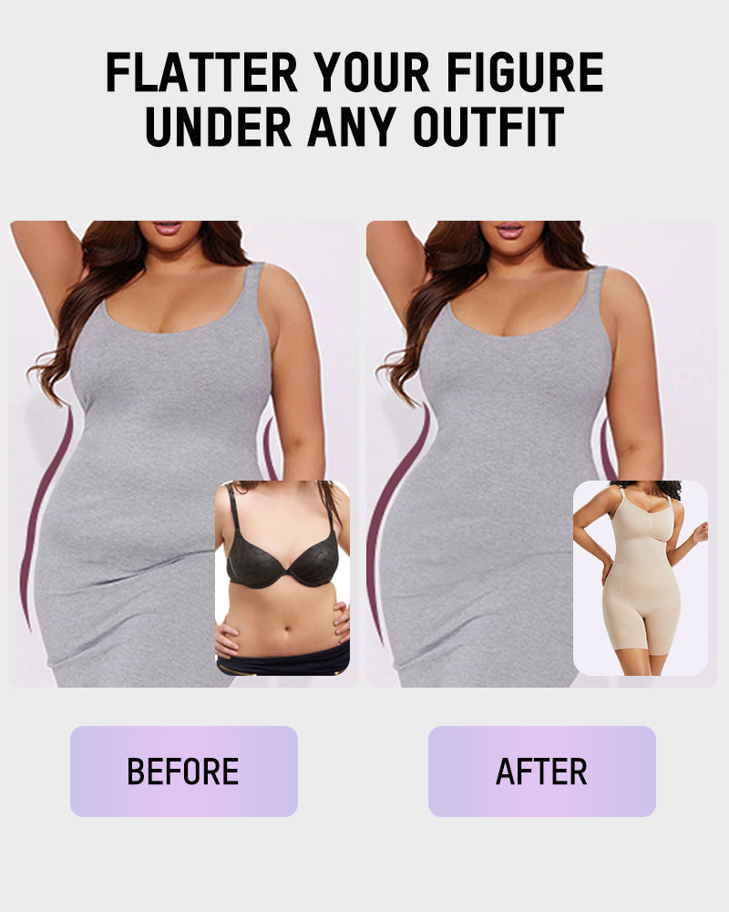 SheCurve All-in-One Sculpting Bodysuit: Firm Control, Easy-Off Design