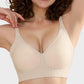 Wireless V-Neck Luxe Bra with Anti-Sagging Jelly Lift and 3D Molded Cups