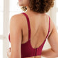 Wireless V-Neck Luxe Bra with Anti-Sagging Jelly Lift and 3D Molded Cups