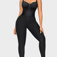 Sleek Athletic Bodycon Shapewear Romper: Effortless Style & Comfort Built-In