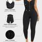 Sleek Athletic Bodycon Shapewear Romper: Effortless Style & Comfort Built-In