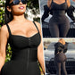 Sleek Athletic Bodycon Shapewear Romper: Effortless Style & Comfort Built-In