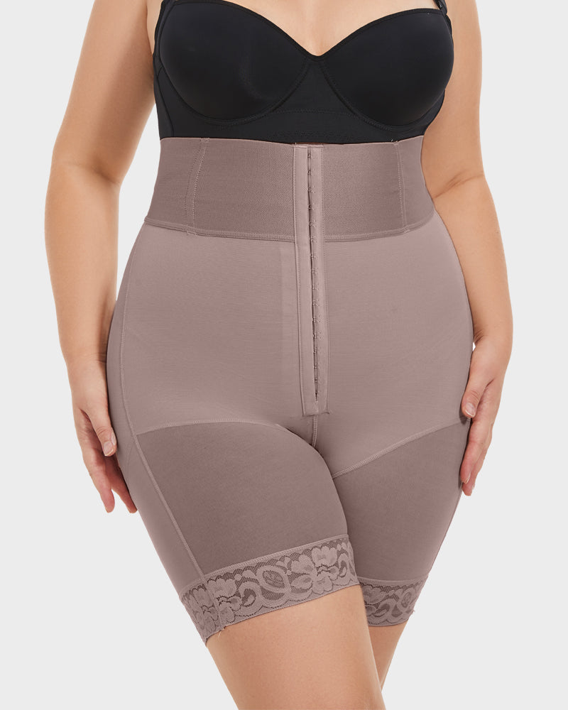 Shecurve Boned Sculpt Ultra High Waist Tummy Control Shapewear Shorts
