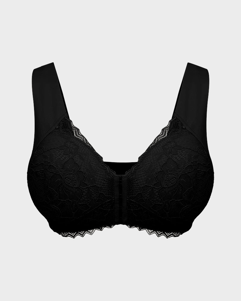 SheCurve 5D Front Closure Wireless Support Bra - Ultimate Comfort & Shaping Lift