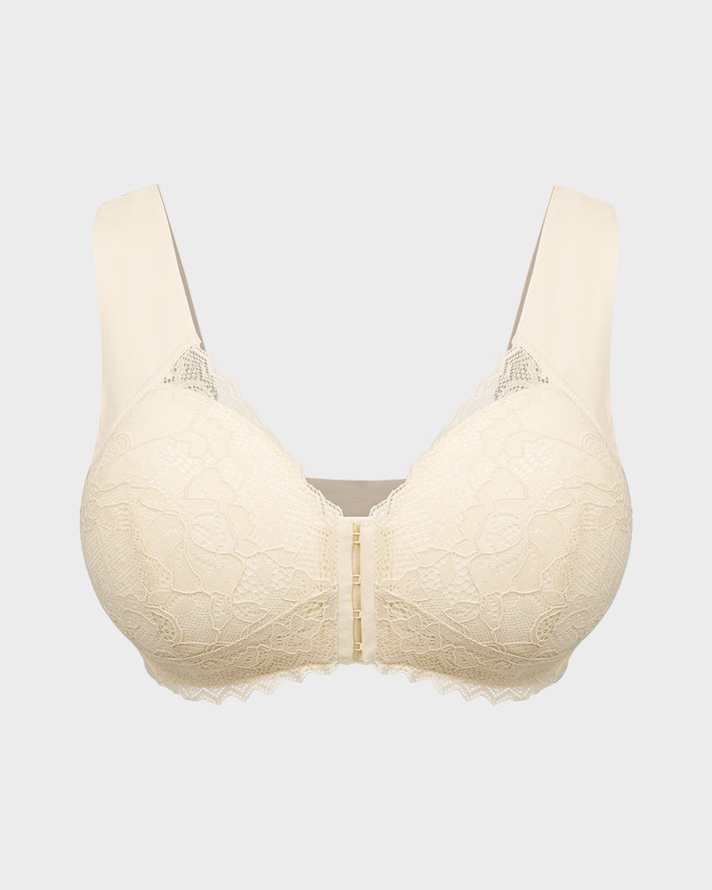SheCurve 5D Front Closure Wireless Support Bra - Ultimate Comfort & Shaping Lift