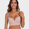 SheCurve Ultimate Push-Up Back Smoothing Bra for Flawless Figure Pink