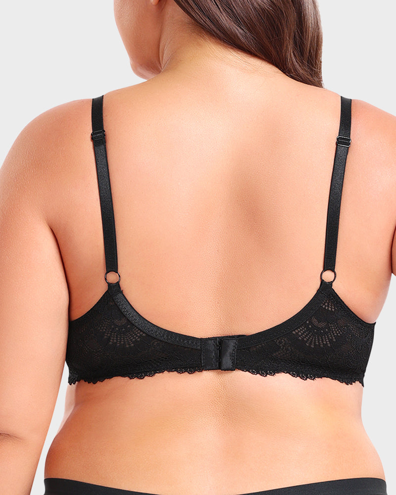 Elegant Non-Padded Lace Strappy Push-Up Bra: Comfortable, Supportive, and Sexy Lingerie