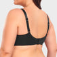 Luxurious Black Lace Plunge Push-Up Bra for Ultimate Comfort & Lift