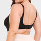 Comfortable Full Coverage Lace Trim Minimizer Bra - Everyday Wireless Support