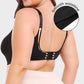 Comfortable Full Coverage Lace Trim Minimizer Bra - Everyday Wireless Support
