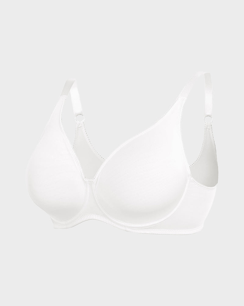 SheCurve® Seamless Comfort Everyday T-Shirt Bra - Wireless Support, Smooth Look