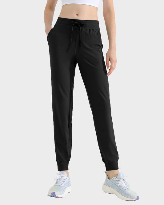 Luxurious Brushed Tapered Jogger Fitness Pants – Soft, Sweat-Wicking, Quick-Dry Comfort