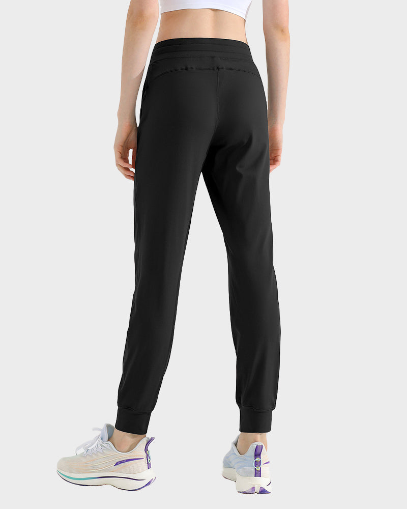 Luxurious Brushed Tapered Jogger Fitness Pants – Soft, Sweat-Wicking, Quick-Dry Comfort