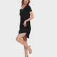 Ultra-Soft V-Neck T-Shirt Dress with Pockets - Casual Flowy Swing Design