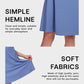 Ultra-Soft V-Neck T-Shirt Dress with Pockets - Casual Flowy Swing Design