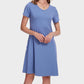 Ultra-Soft V-Neck T-Shirt Dress with Pockets - Casual Flowy Swing Design