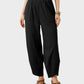 Comfy Flowy Wide-Leg Palazzo Lounge Pants with Pockets & Elastic Waist