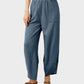 Comfy Flowy Wide-Leg Palazzo Lounge Pants with Pockets & Elastic Waist