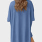 Cozy Oversized Crewneck 2-Piece Lounge Set with Split Hem Comfort