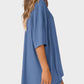 Cozy Oversized Crewneck 2-Piece Lounge Set with Split Hem Comfort