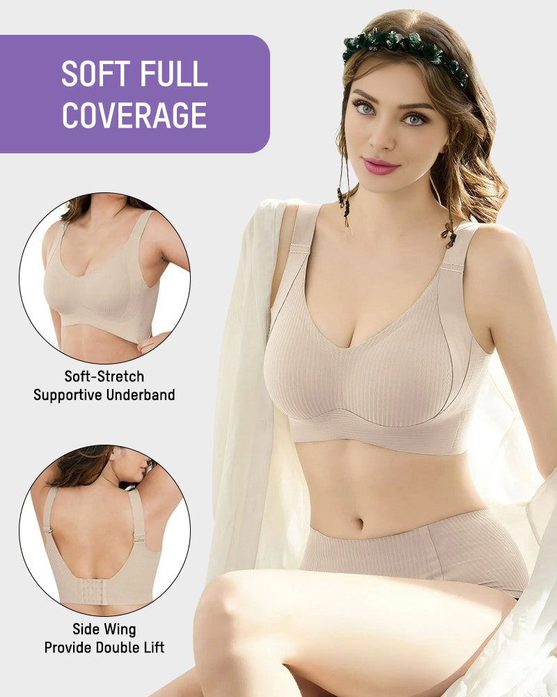 Ultimate Comfort Full Coverage Wireless Lightly Lined Everyday Bra for Women