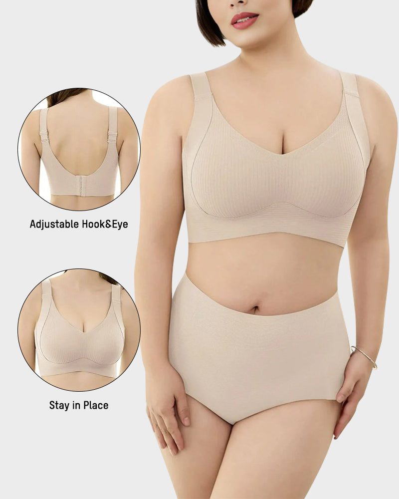 Ultimate Comfort Full Coverage Wireless Lightly Lined Everyday Bra for Women