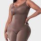 Comfort Sculpt Shapewear Bodysuit: Built-In Wireless Bra, Tummy Control, Mid-Thigh