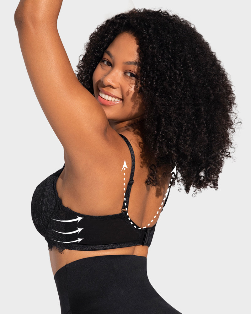 Luxurious Lace Unlined Underwire Push-Up Bra for Ultimate Comfort & Support