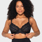 Luxurious Lace Unlined Underwire Push-Up Bra for Ultimate Comfort & Support