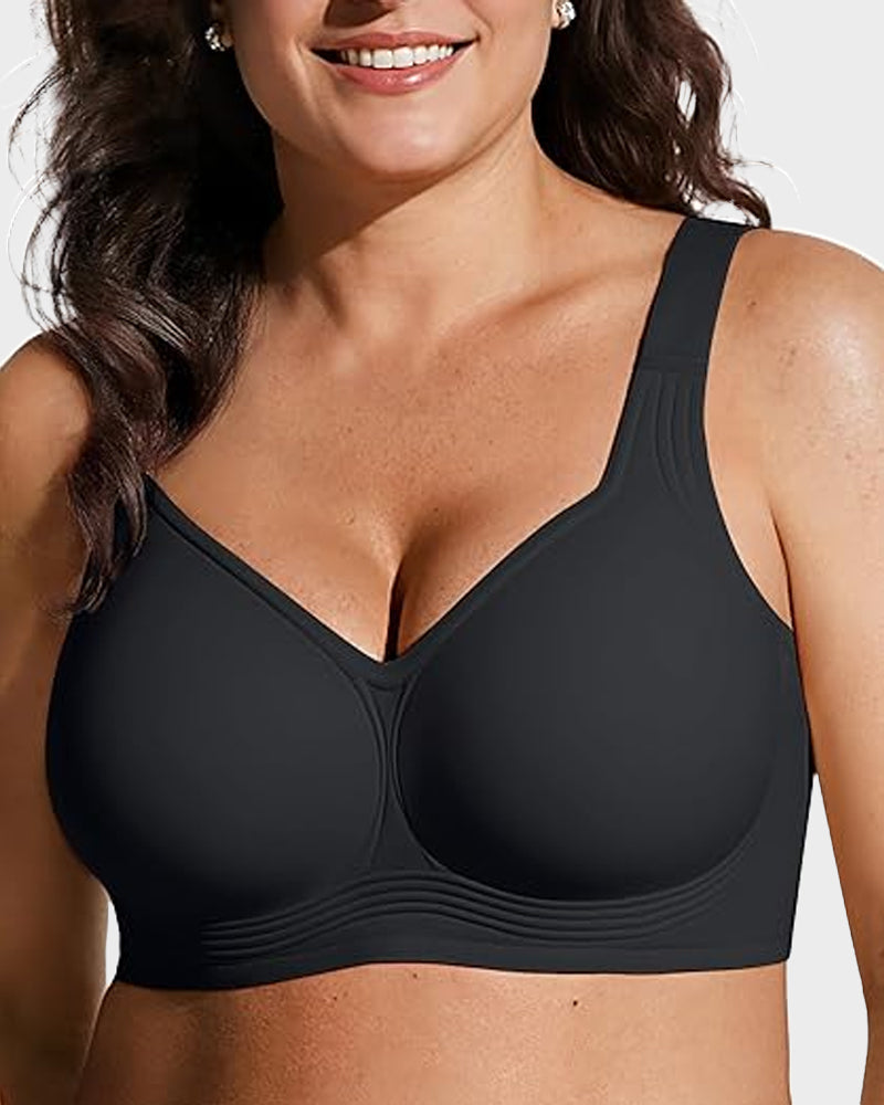 Seamless Wireless Full Coverage Jelly Smoothing Bra - Ultimate Comfort & Support