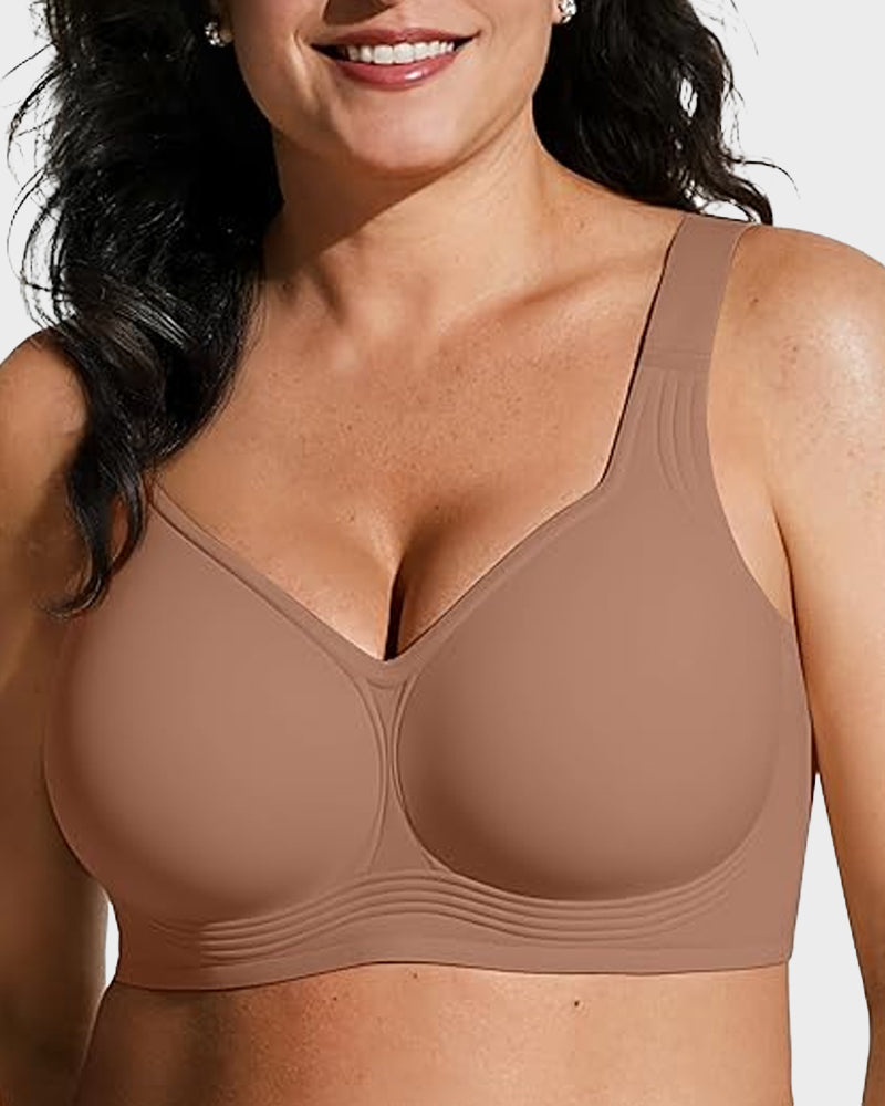 Seamless Wireless Full Coverage Jelly Smoothing Bra - Ultimate Comfort & Support