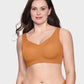 Cooling Wire-Free Antibacterial Minimizer Bra: Seamless Comfort & Gentle Lift