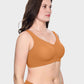 Cooling Wire-Free Antibacterial Minimizer Bra: Seamless Comfort & Gentle Lift