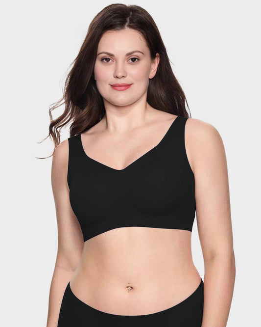 Cooling Wire-Free Antibacterial Minimizer Bra: Seamless Comfort & Gentle Lift