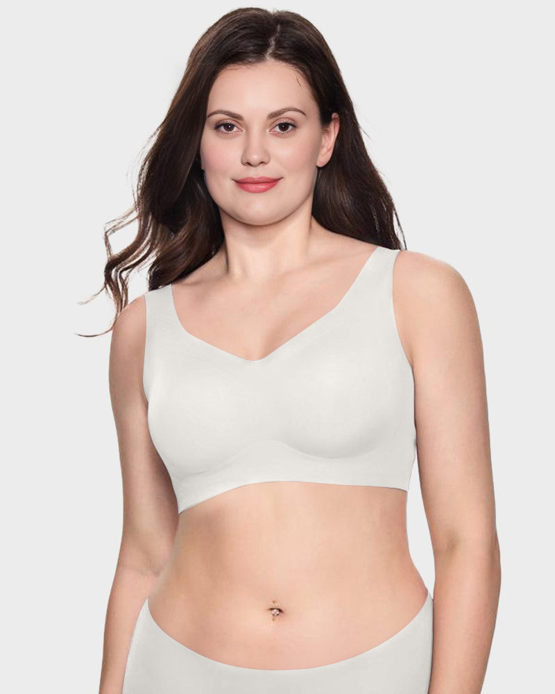 Cooling Wire-Free Antibacterial Minimizer Bra: Seamless Comfort & Gentle Lift
