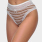 SheCurve 5-Pack Cotton Seamless Lace Stripe Briefs: Breathable, Comfortable, No-Show Panties