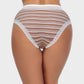 SheCurve 5-Pack Cotton Seamless Lace Stripe Briefs: Breathable, Comfortable, No-Show Panties