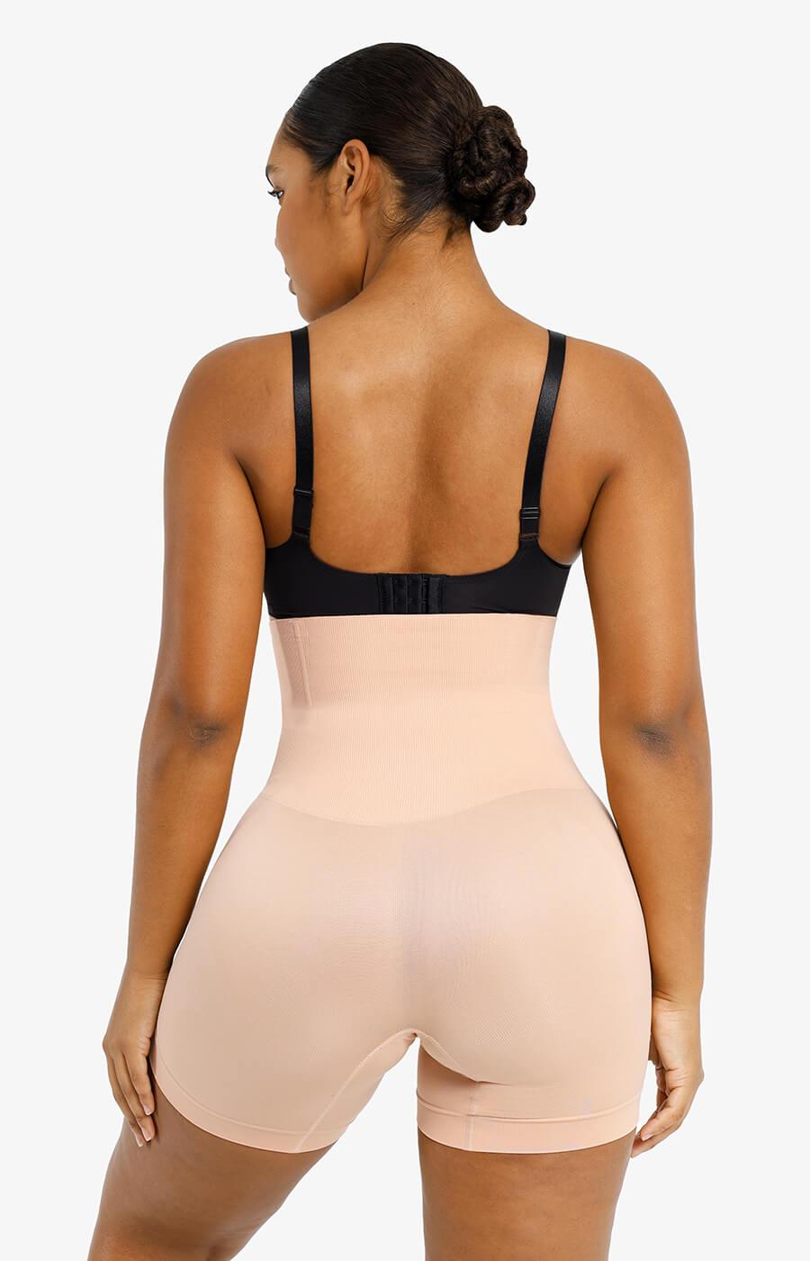 SheCurve® Seamless High-Waist Mid-Thigh Shaping Shorts Tummy Control Smoothing