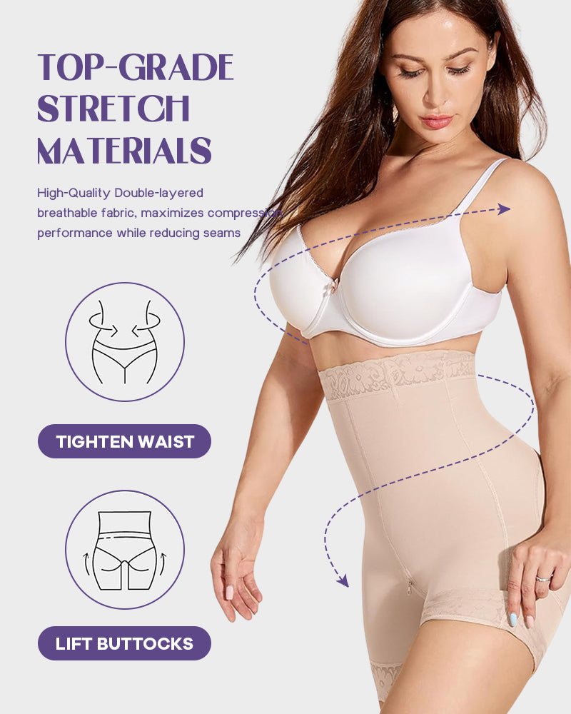 Ultimate High-Waisted Butt Lifter Tummy Control Shapewear Shorts