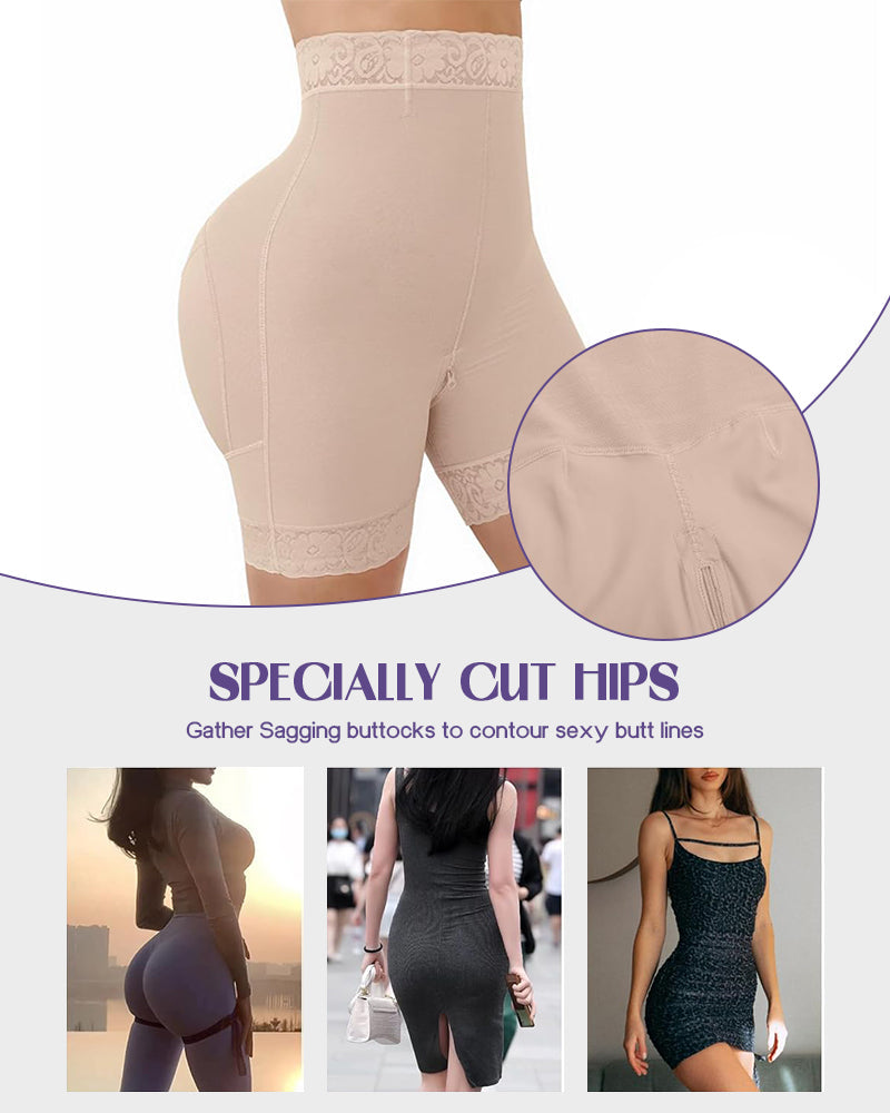 Ultimate High-Waisted Butt Lifter Tummy Control Shapewear Shorts