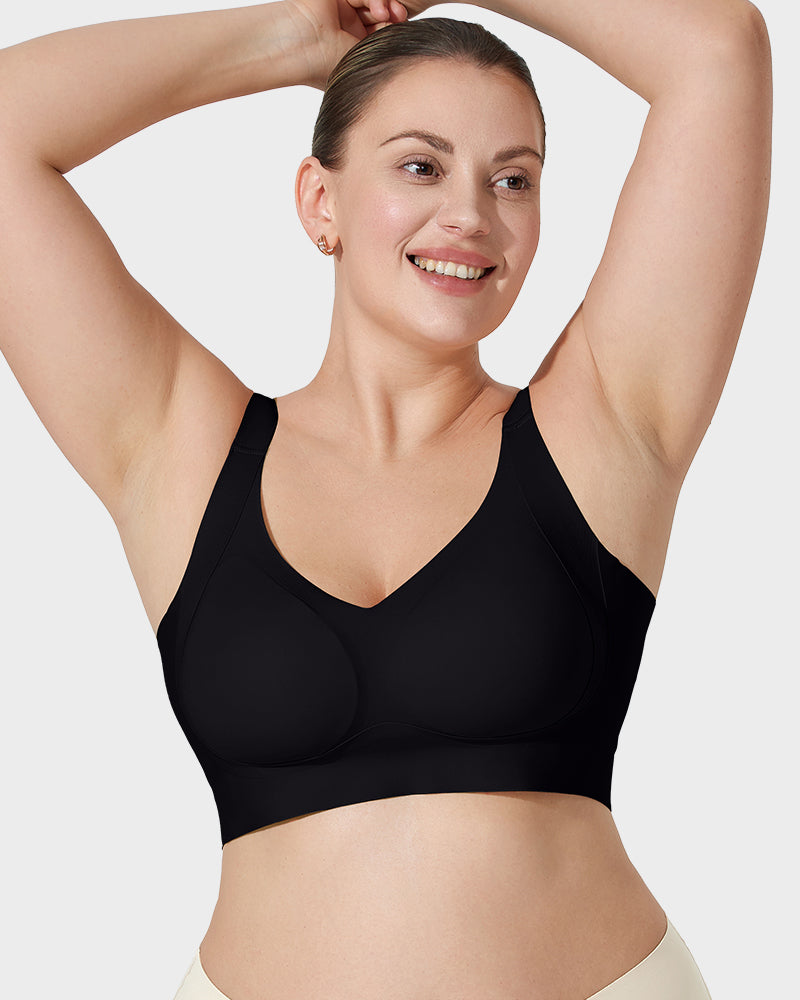 Ultimate Comfort Seamless Wireless Shaper Bra for Everyday Support & Lift