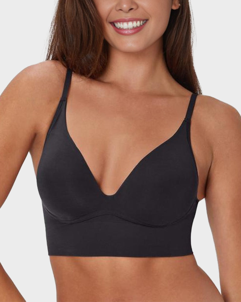 SheCurve Deep V Wireless Lift Bralette: Seamless Comfort, Effortless Support, Everyday Wear