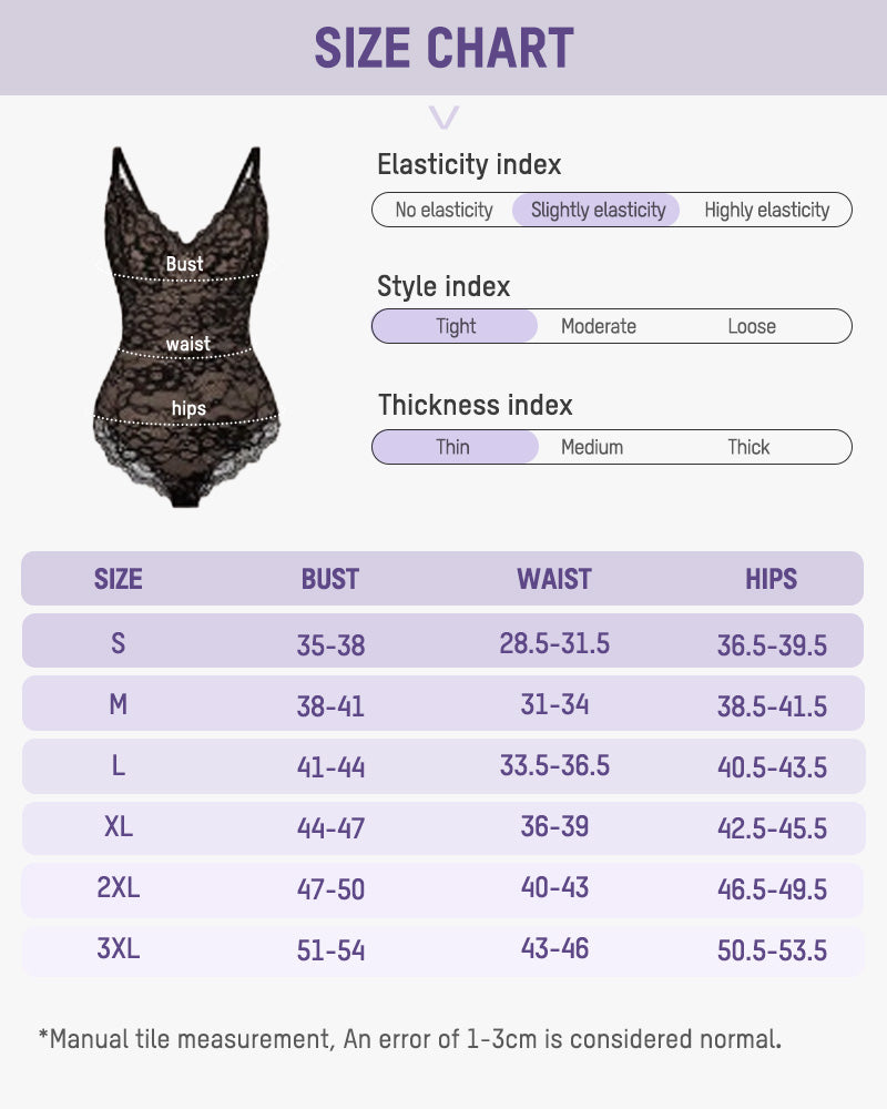 Elegant Deep V Lace Sculpting Thong Bodysuit for Women - Sexy Shapewear