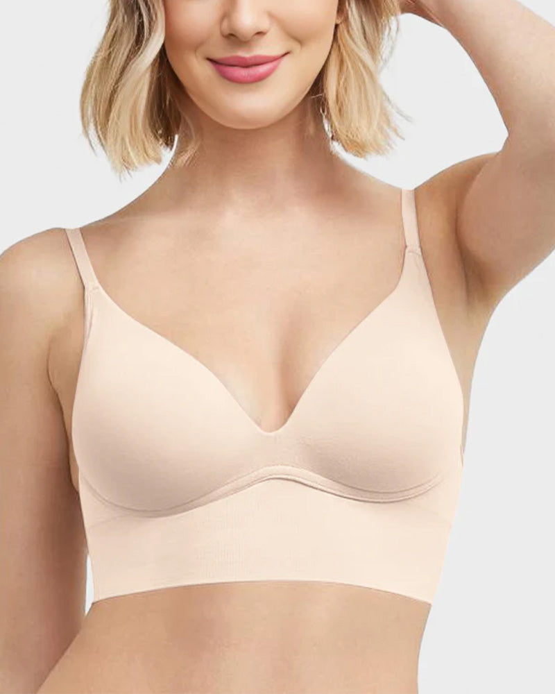 SheCurve Deep V Wireless Lift Bralette: Seamless Comfort, Effortless Support, Everyday Wear