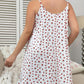Elegant Ditsy Floral Lace-Trimmed Cami Sleep Dress - Soft, Sexy Nightgown