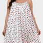 Elegant Ditsy Floral Lace-Trimmed Cami Sleep Dress - Soft, Sexy Nightgown