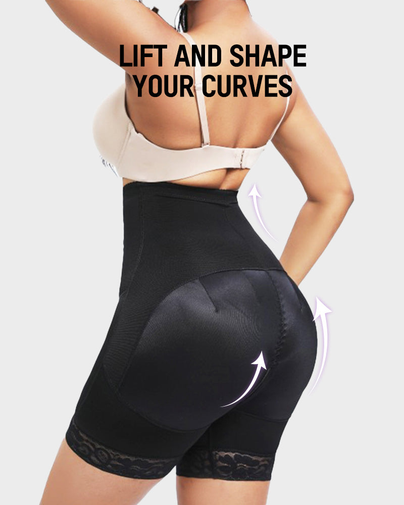 SheCurve Double Compression High-Waist Shaper Shorts: Tummy Control, Butt Lift, Posture